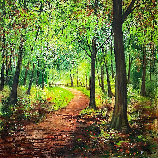 The Path I have Chosen - Mixed Media Painting - Beverley Perry Artist