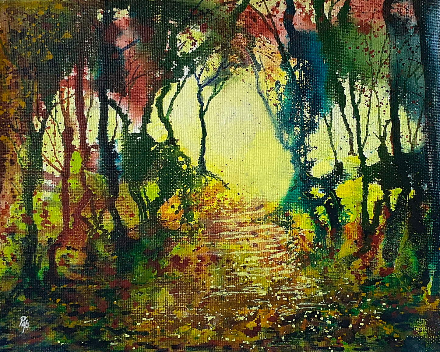 Shed Some Light  - Mixed Media Painting - Beverley Perry Artist