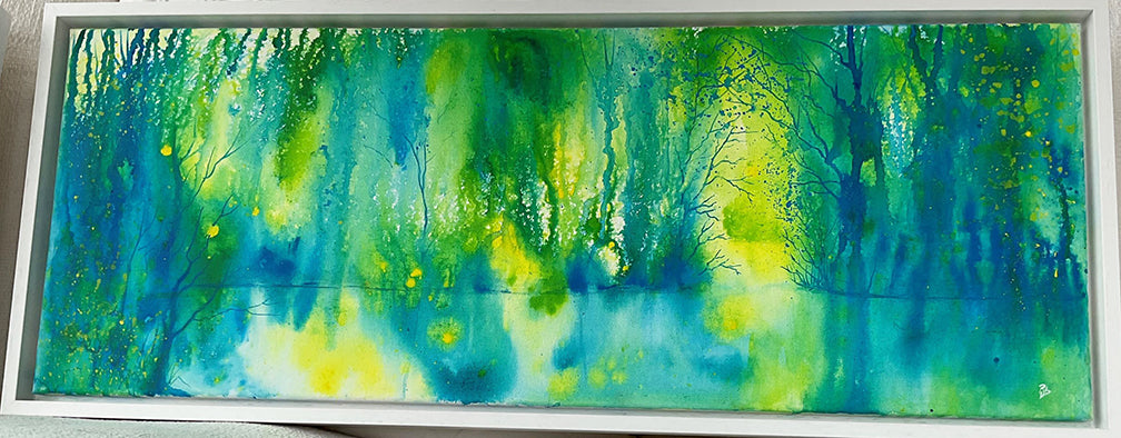 Reflected Light - Mixed Media Painting - Beverley Perry Artist